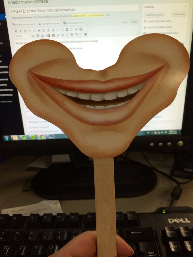 Ceci me la regaló de Navidad.