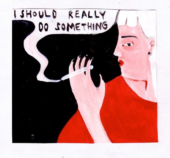 I should really do something